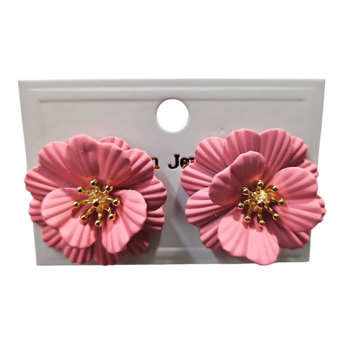 Poppy Earring Set (Light Pink) — view 3