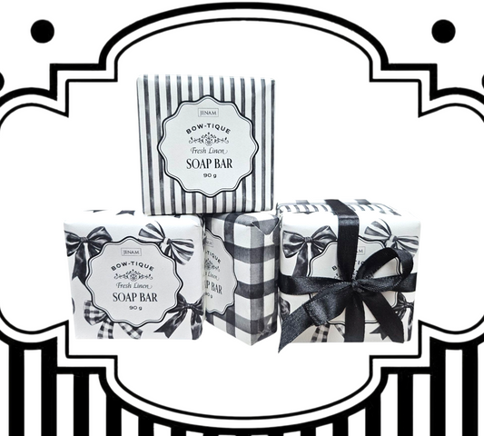 RIBBONS & BOWS SOAP BAR SET