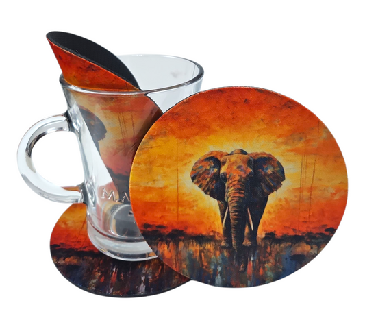 AFRICAN ELEPHANT COASTER — view 2
