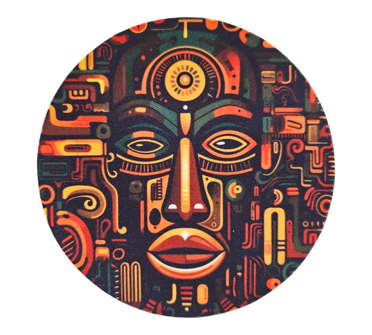 AFRICAN ETHNIC MASK COASTER