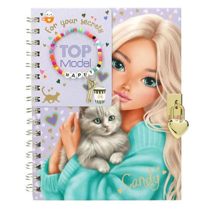 Top Model Secret Diary with Locker and Bracelet/ Keys — view 2