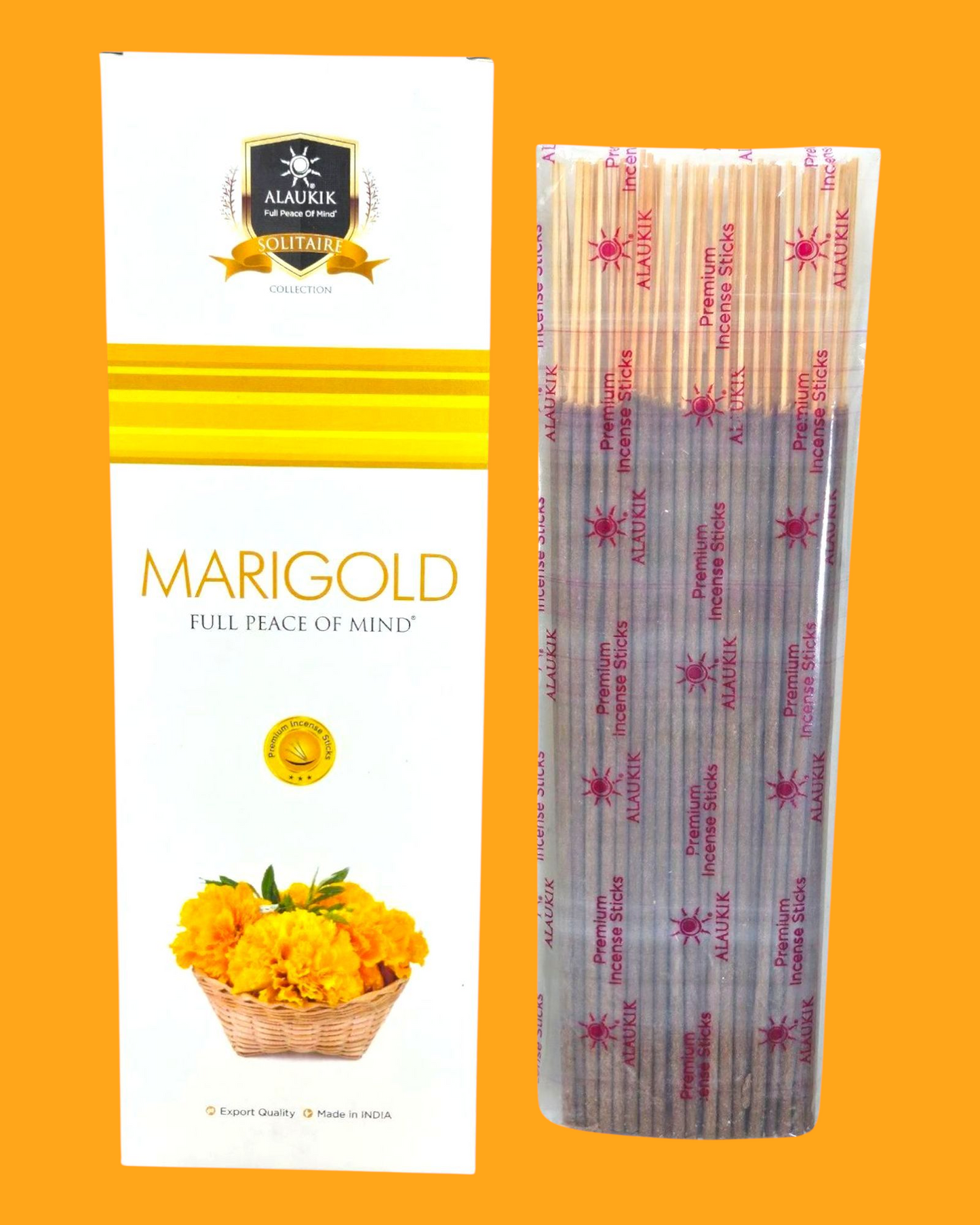 Alaukik MARIGOLD Mega Pack Premium Incense Sticks