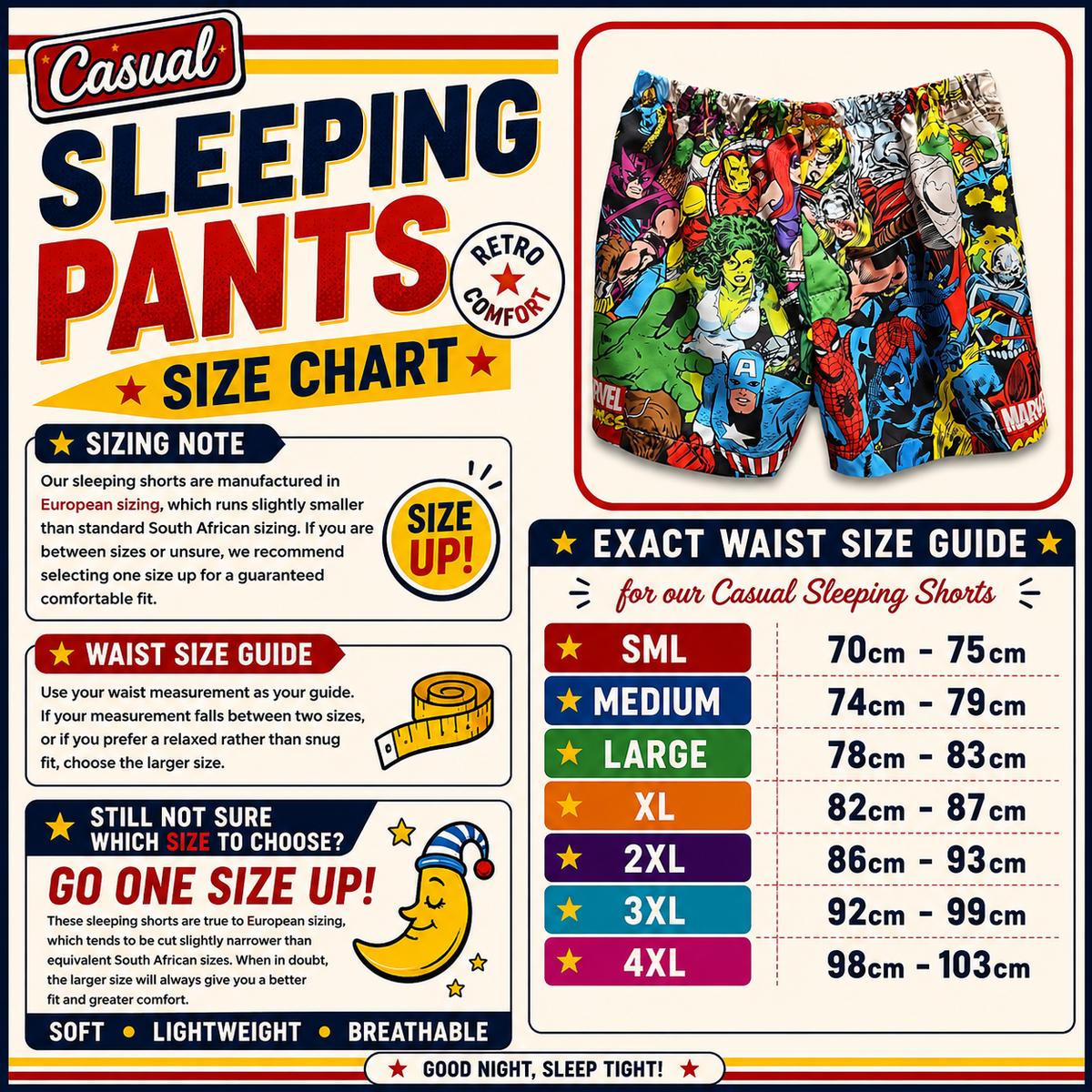 MARVEL Casual Sleeping Shorts — view 2