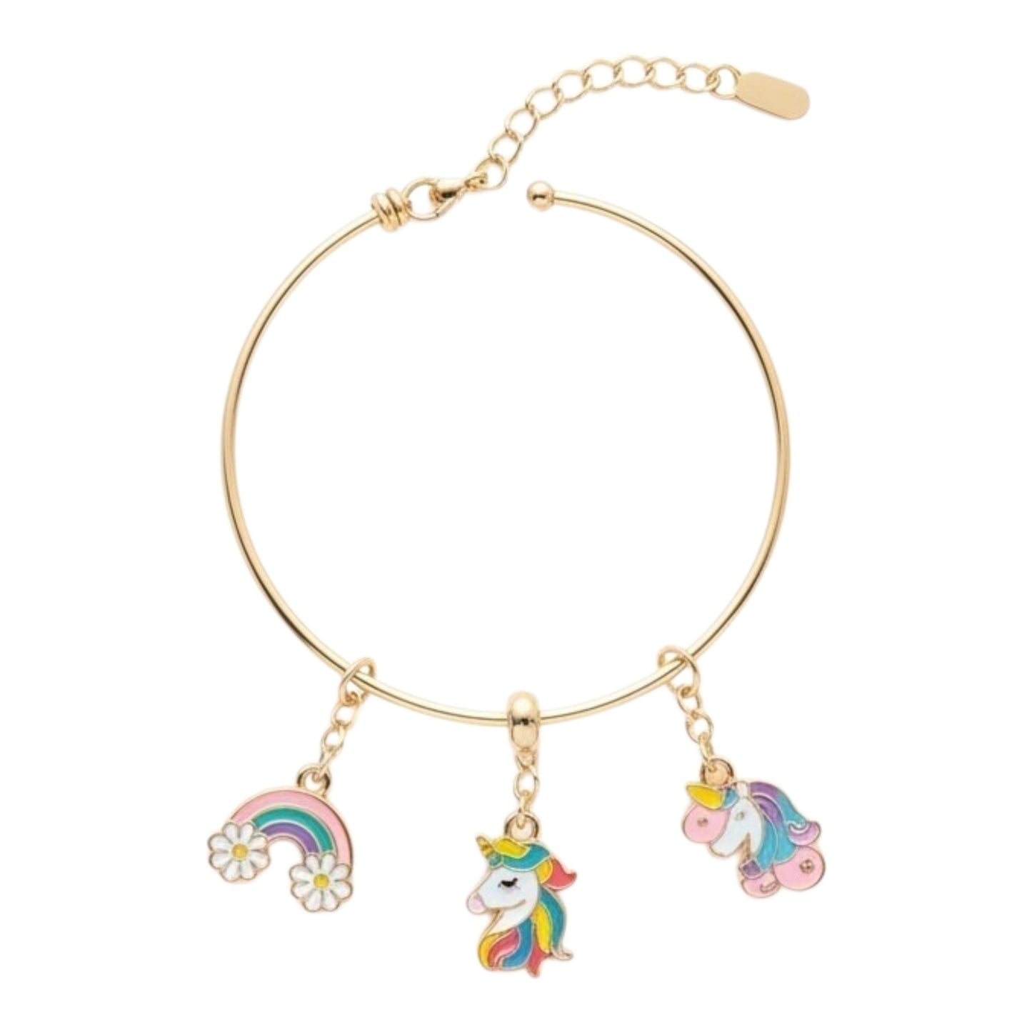 Hey Girl! Bangle with 3 Charms