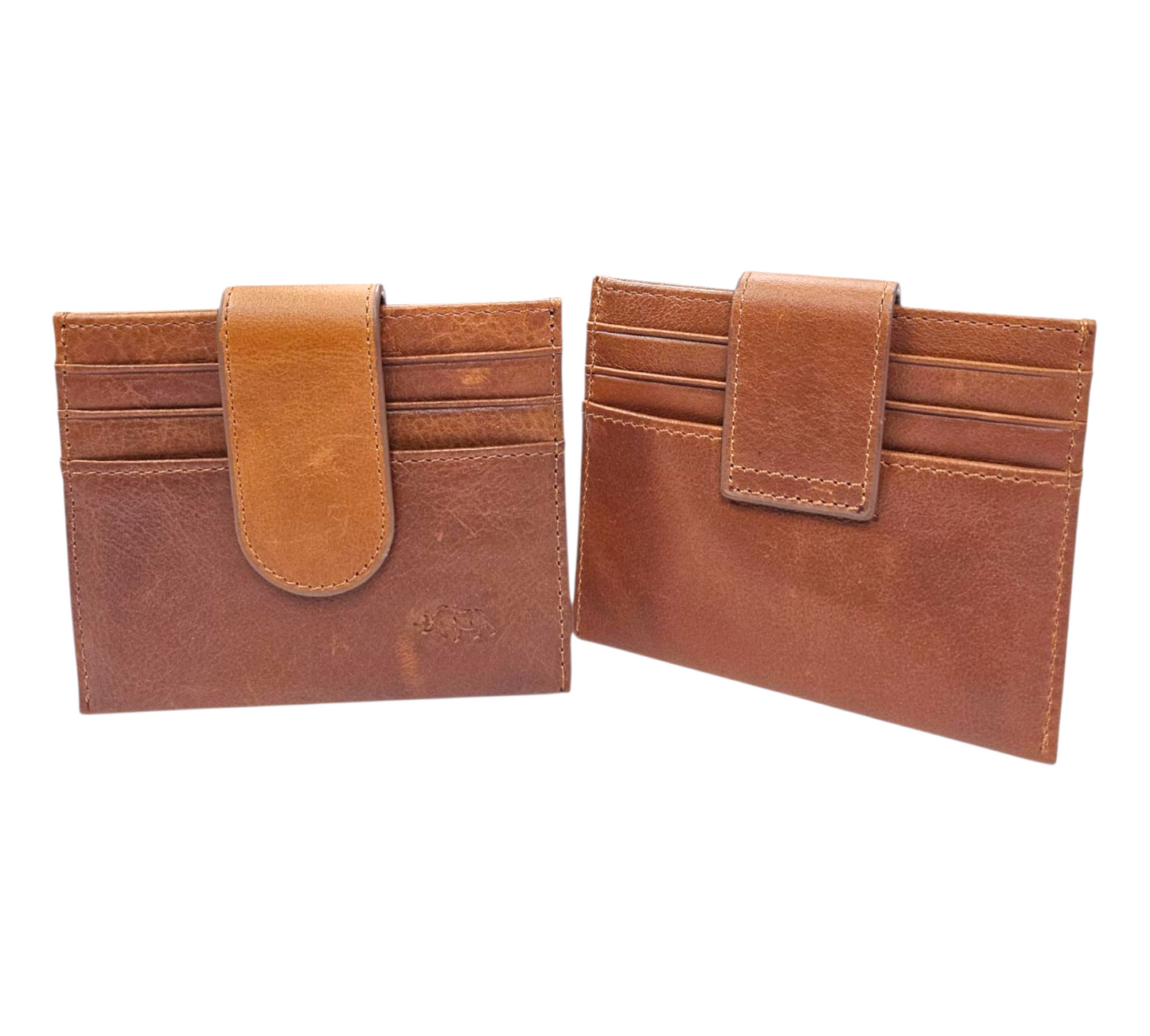 TAN GENUINE LEATHER SLIM WALLET