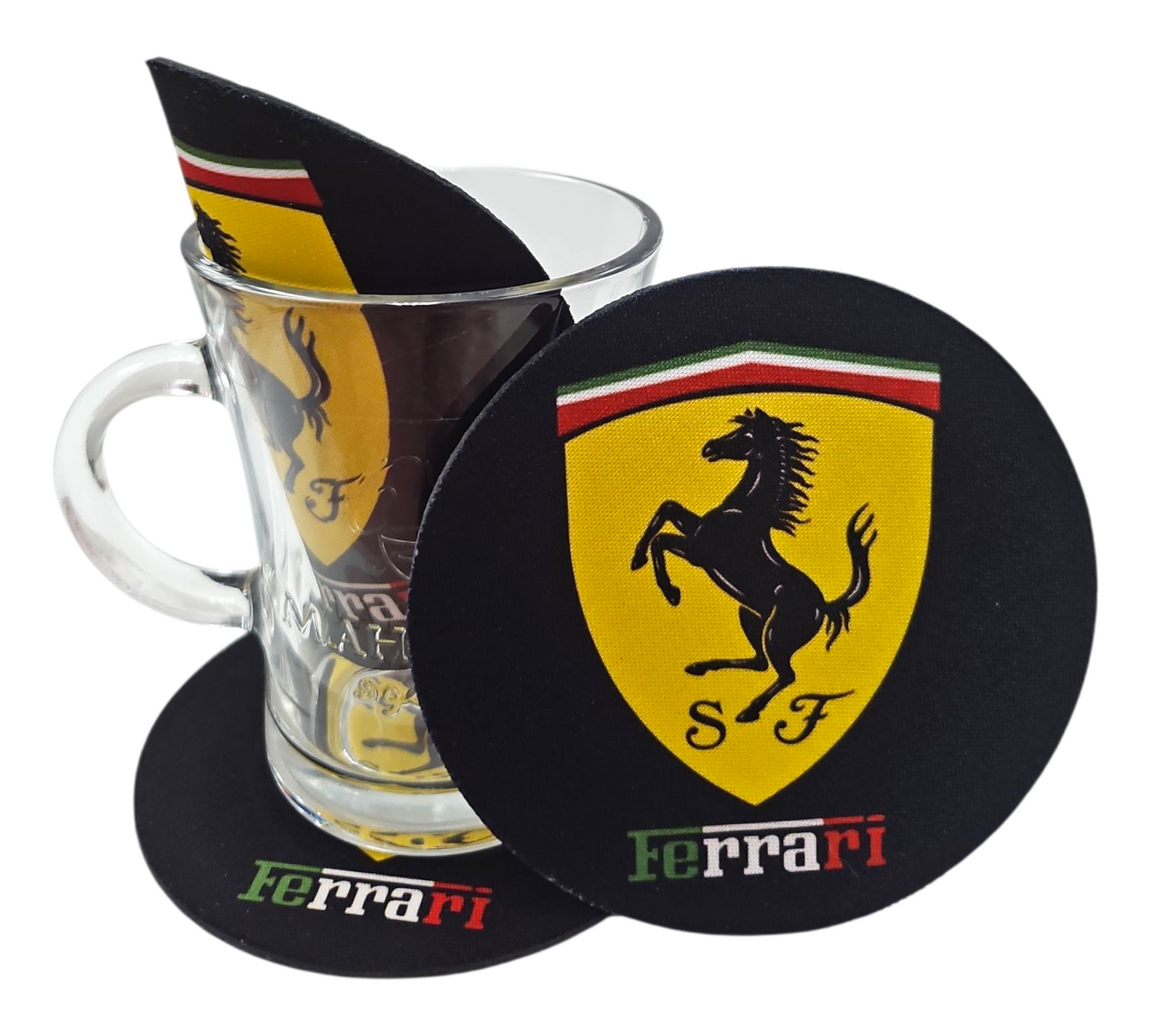 FERRARI BLACK COASTER