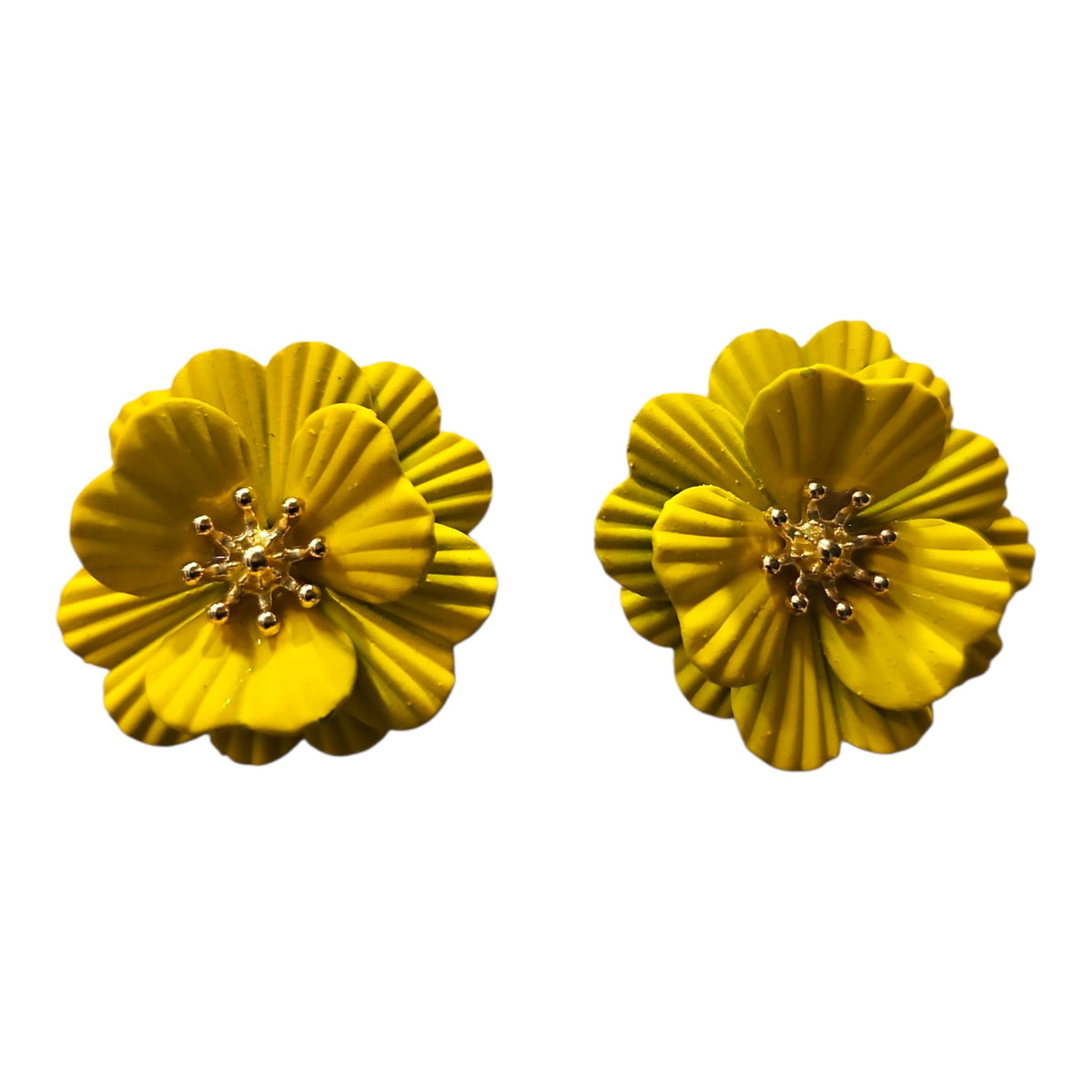 Poppy Earring Set (Yellow)