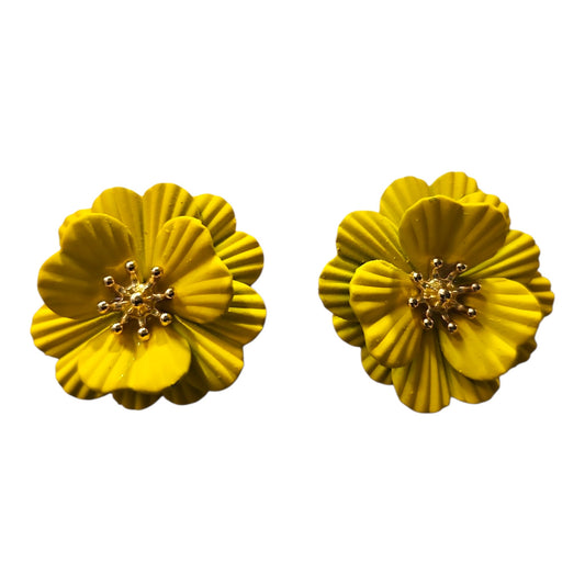 Poppy Earring Set (Yellow)