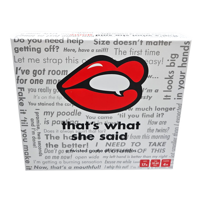 that's what she said Party Game