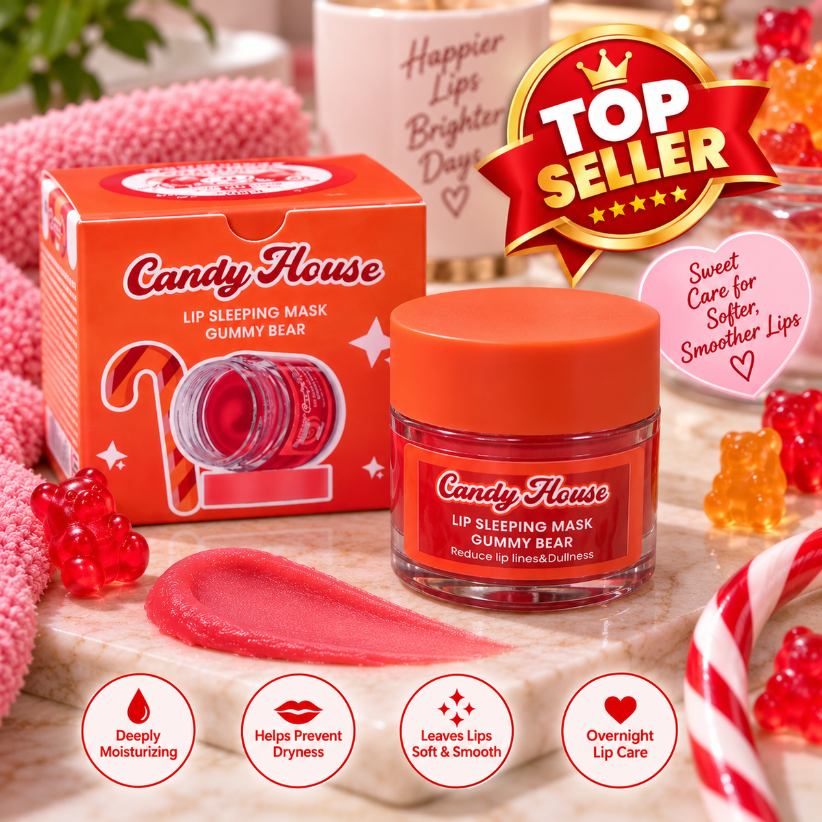 Peach Collagen Lip Mask (20gr)