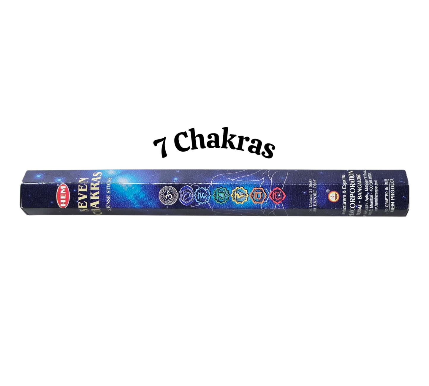 7 CHAKRAS Incense Sticks