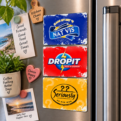 Local is Lekker Fridge Magnets Large Set of 3 (B)