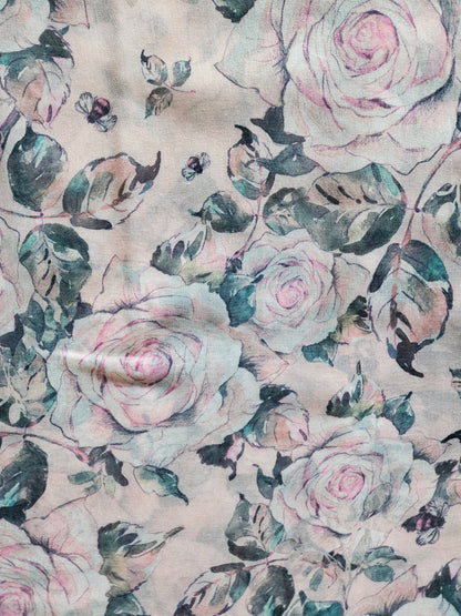 ELEGANT FLORAL SCARF #21