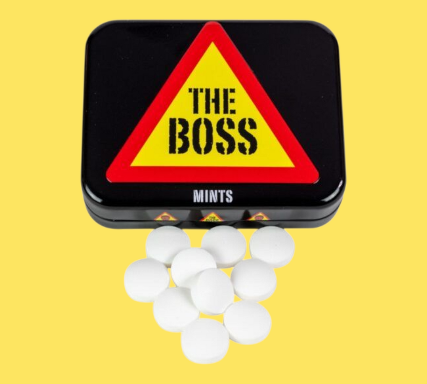 THE BOSS MINTS IN TIN