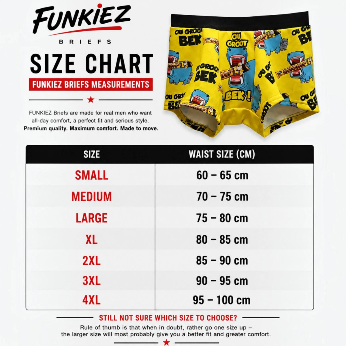 Ou Grootbek Funky Retro Briefs. — view 3