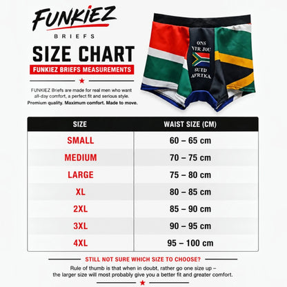 SA Flag Funky Retro Briefs. — view 3