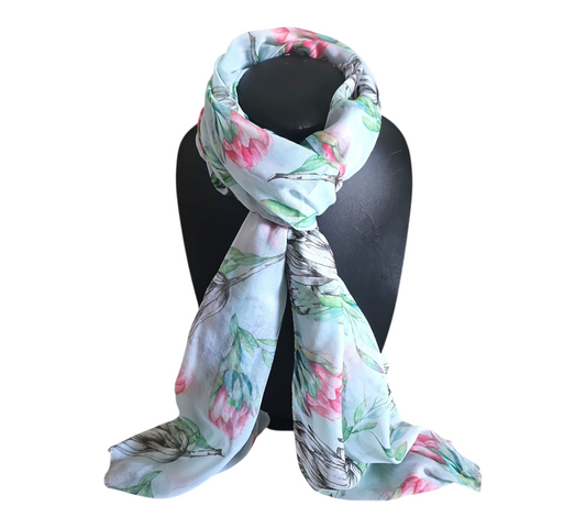 ELEGANT FLORAL SCARF #3 — view 2