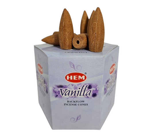 VANILLA Backflow Incense Burner Cones