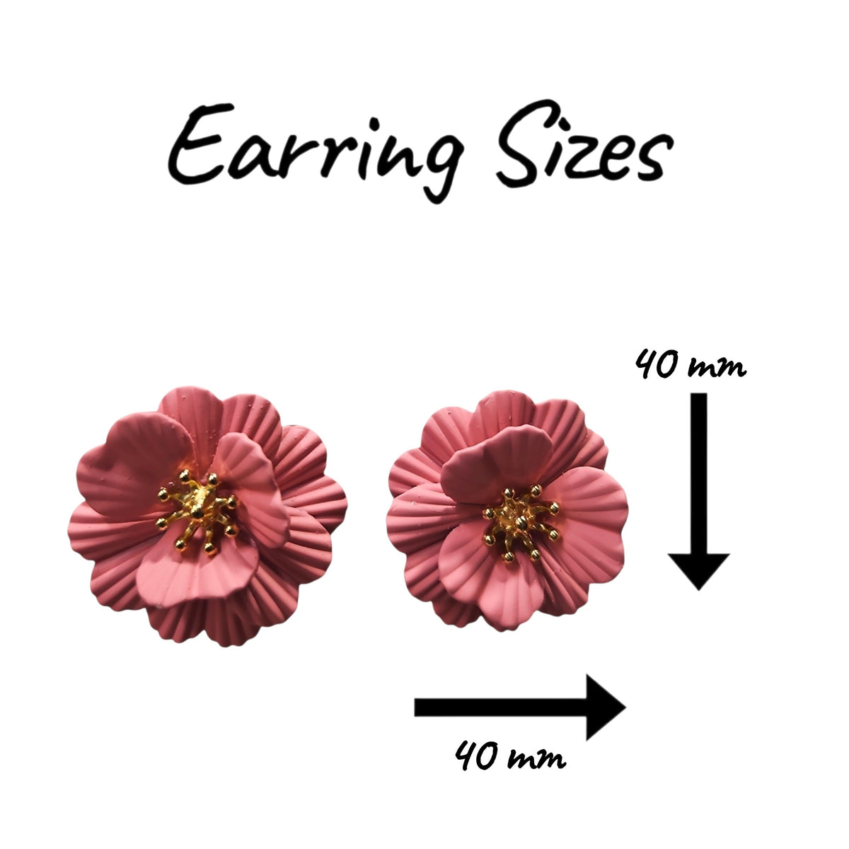 Poppy Earring Set (Light Pink) — view 2