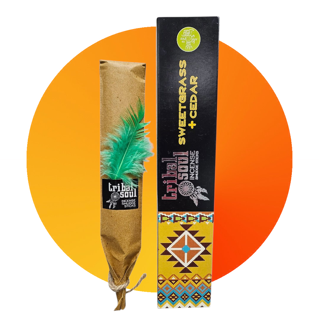 SWEETGRASS & CEDAR Incense Smudge Sticks