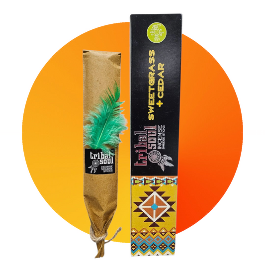 SWEETGRASS & CEDAR Incense Smudge Sticks