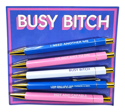 BUSY BITCH Pen Set