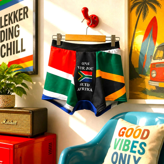 SA Flag Funky Retro Briefs.