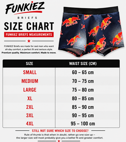 Red Bull Funky Retro Briefs. — view 3