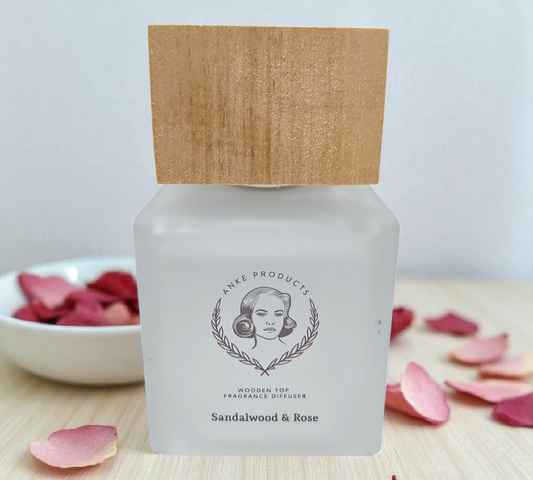 Anke SANDALWOOD/ROSE Wooden Top Diffuser (120ml)