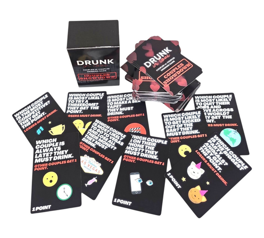 DRUNK IN LOVE COUPLES DRINKING GAME