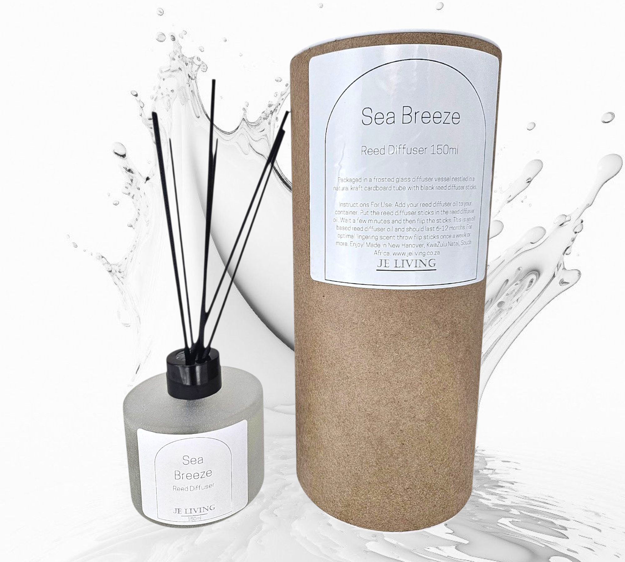 Sea Breeze Reed Diffuser Set (150ml) – Giftsatsa