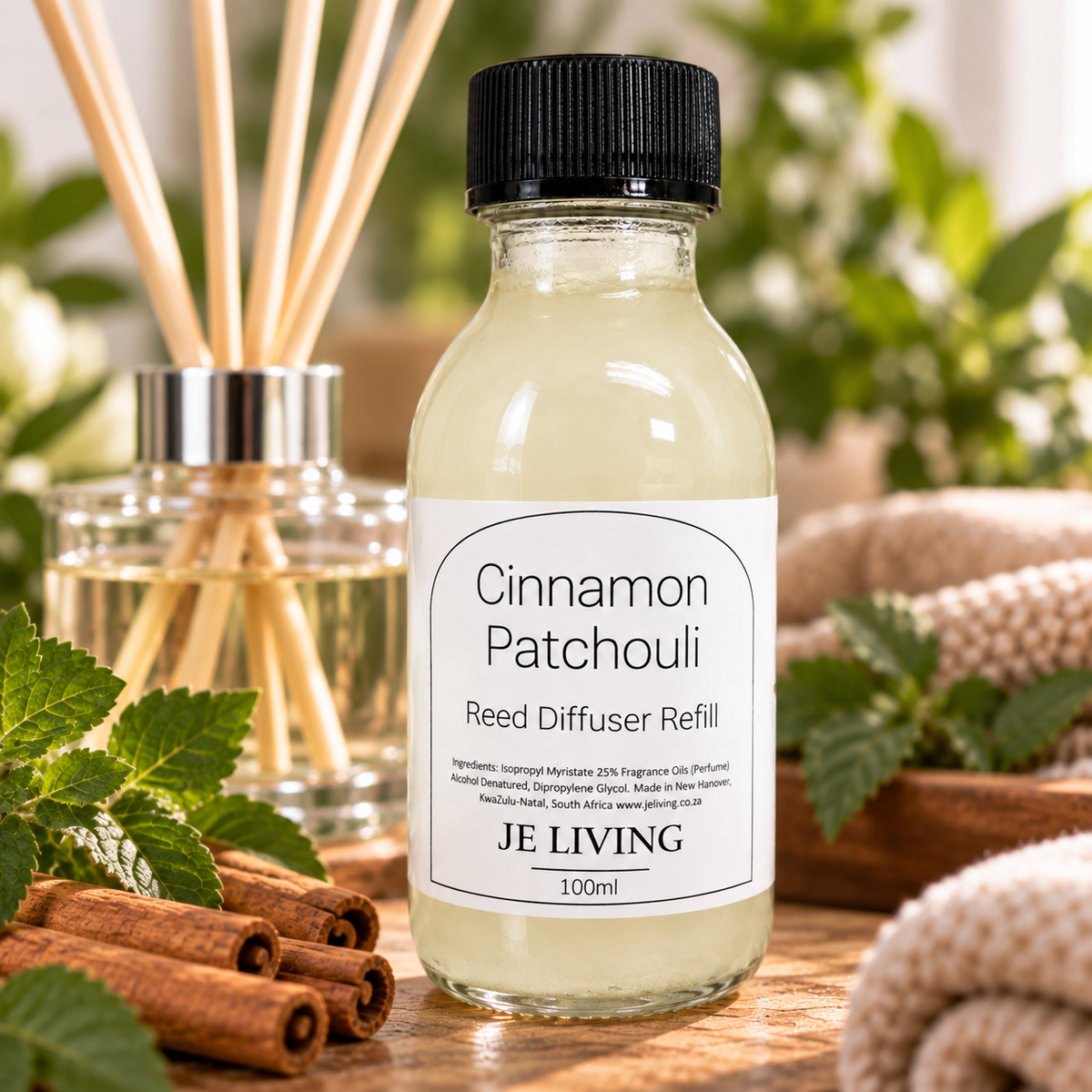 Cinnamon/Patchouli Diffuser Refill (100ml)