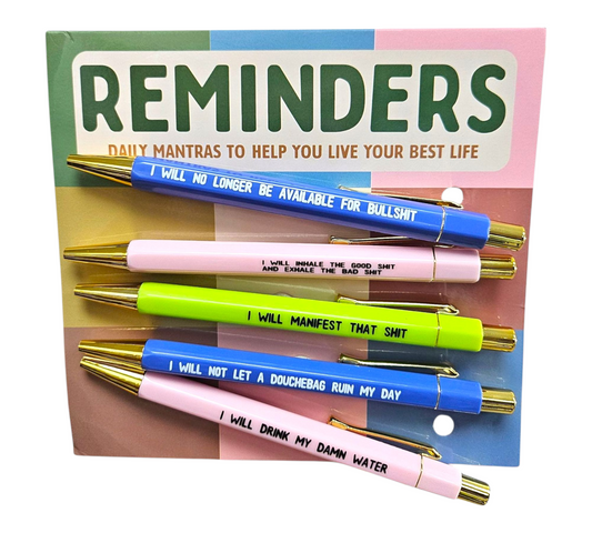 DAILY REMINDERS TO LIVE YOUR BEST LIFE Pen Set