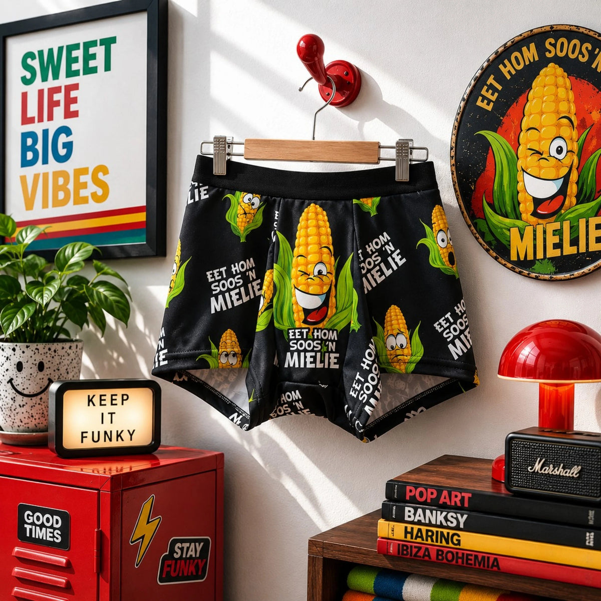 Eet Hom Soos ŉ Mielie Funky Retro Briefs. — view 2