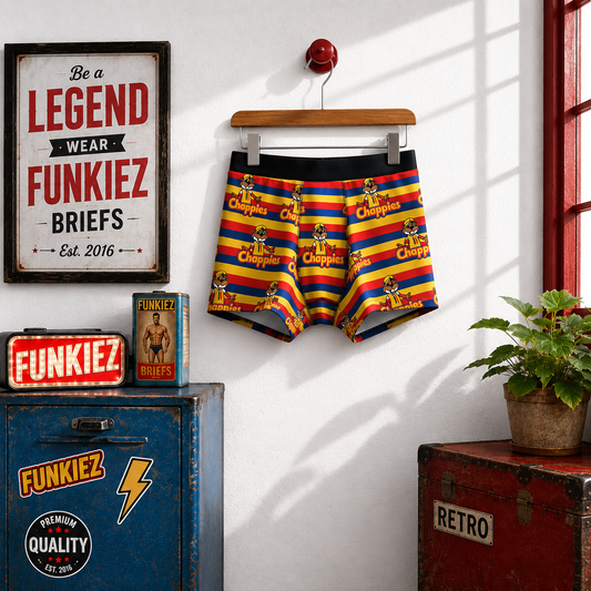Chappies Funky Retro Briefs. — view 2