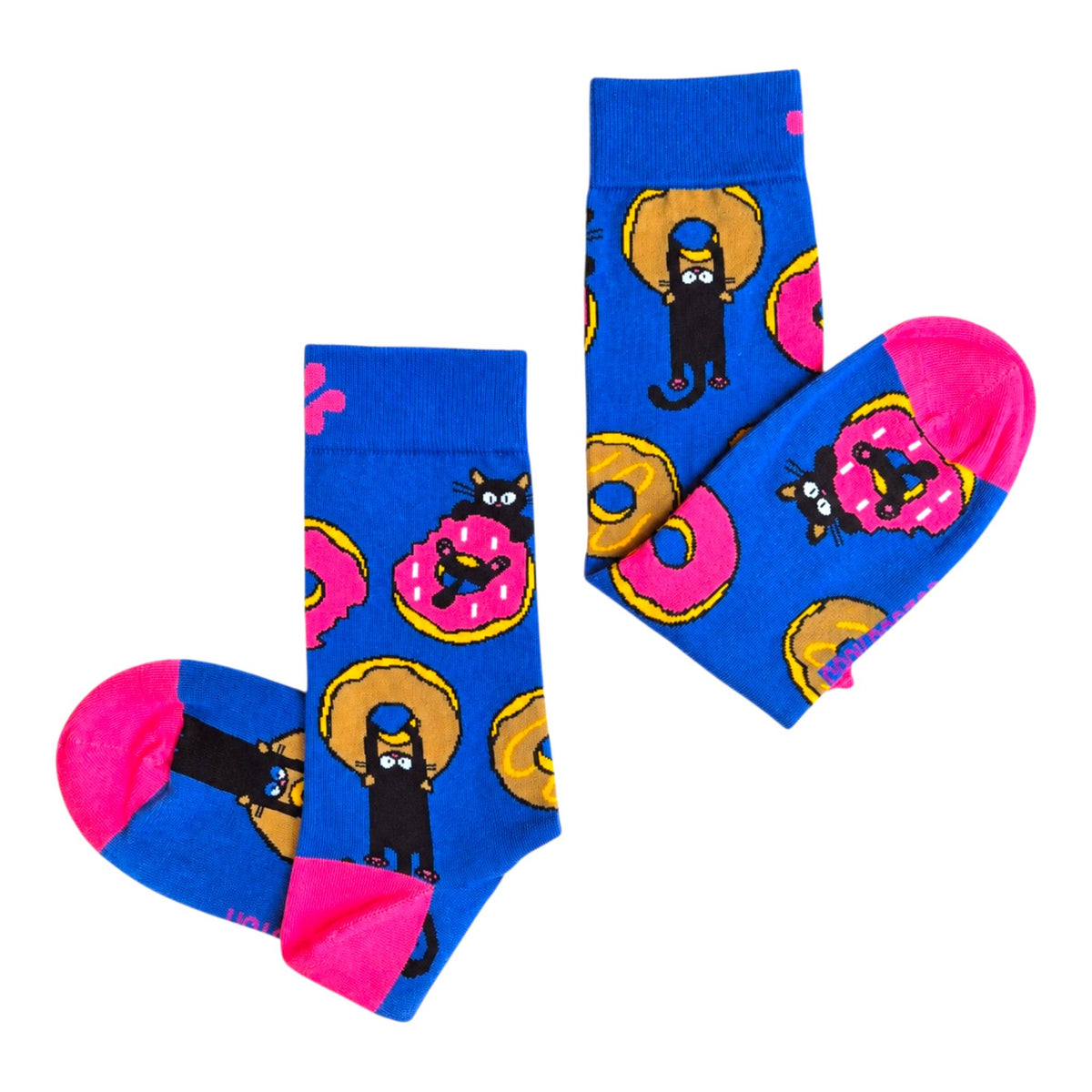 Donut Kitty Socks