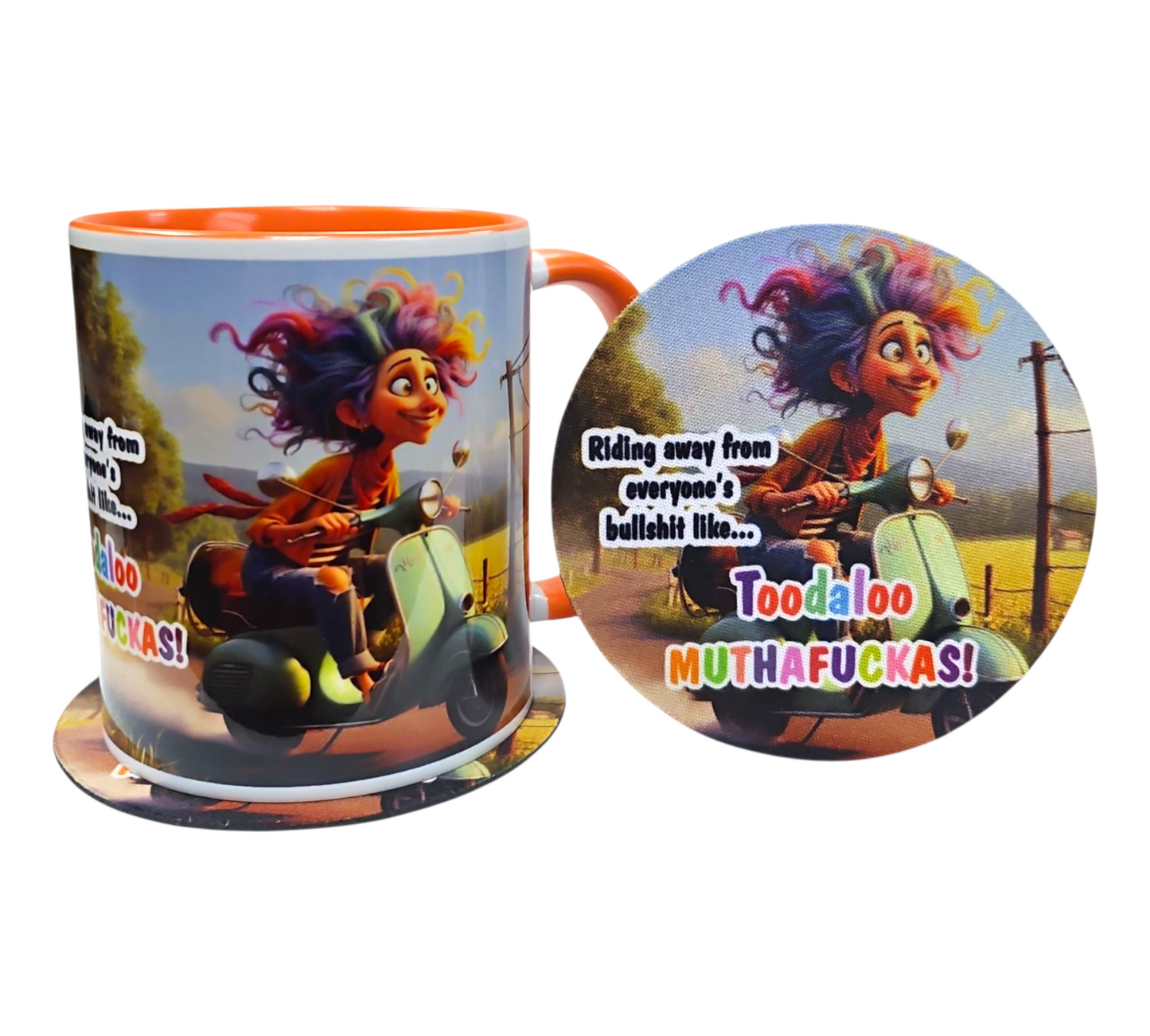TOODALOO CUP & COASTER SET