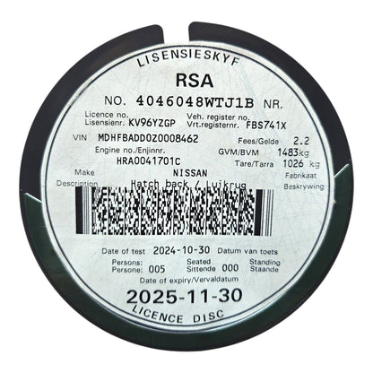 Don't drive faster than your GUARDIAN ANGEL can fly Licence Disc Holder