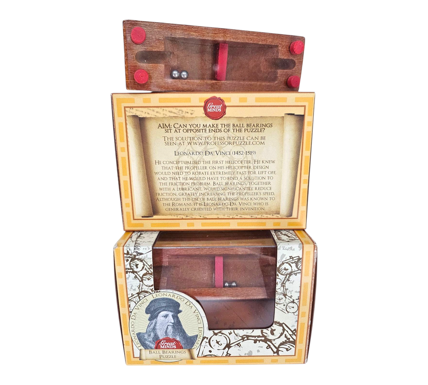 Great Minds – Leonardo Da Vinci’s Ball Bearings Puzzle