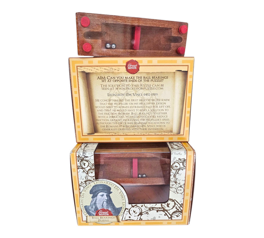 Great Minds – Leonardo Da Vinci’s Ball Bearings Puzzle