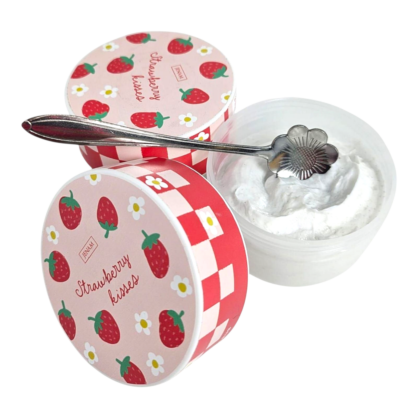 STRAWBERRY KISSES Body Scrub 130gr (excluding spoon)