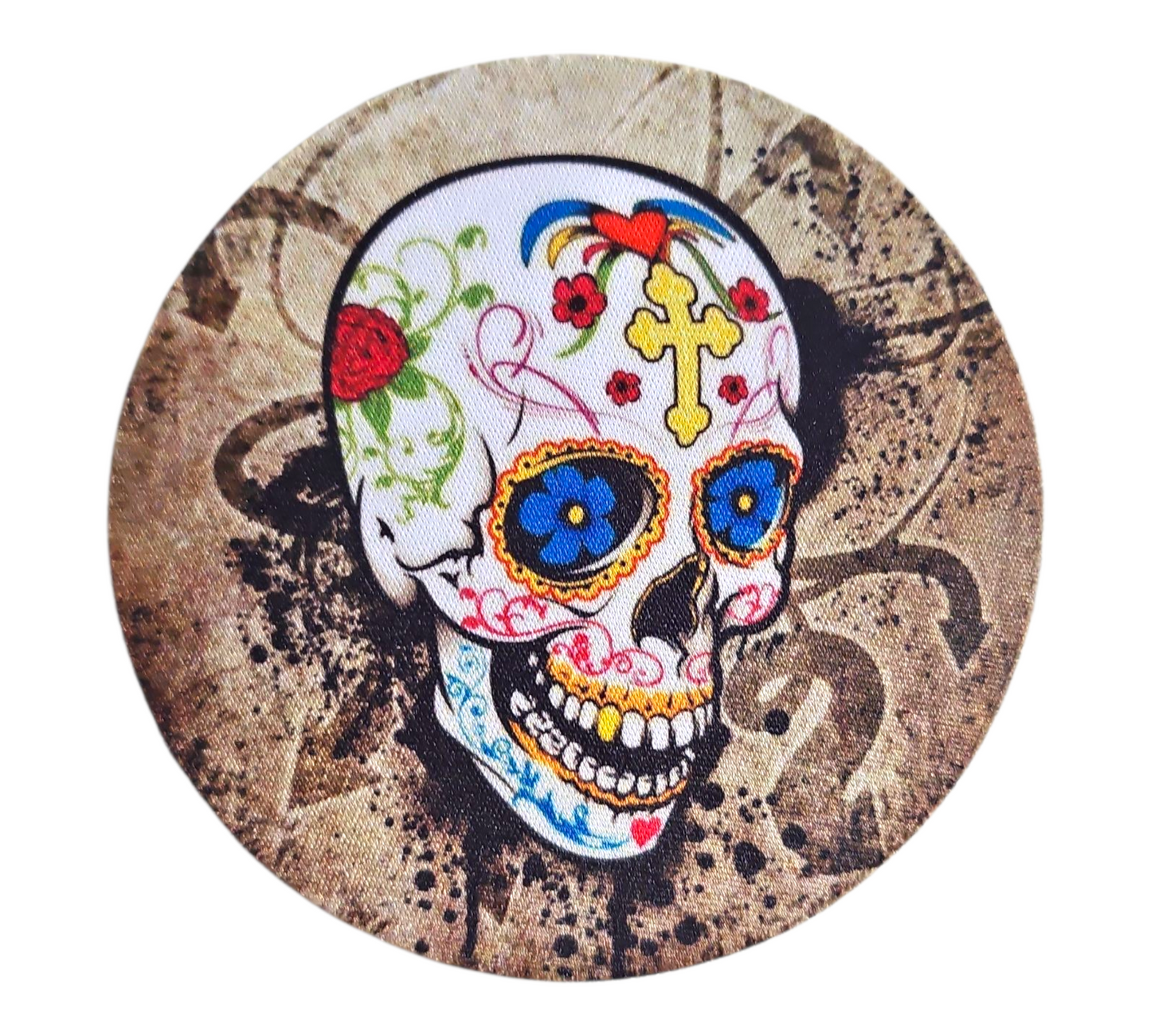 ARTY SKULL COASTER