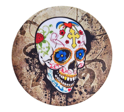ARTY SKULL COASTER