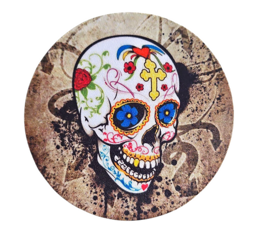 ARTY SKULL COASTER