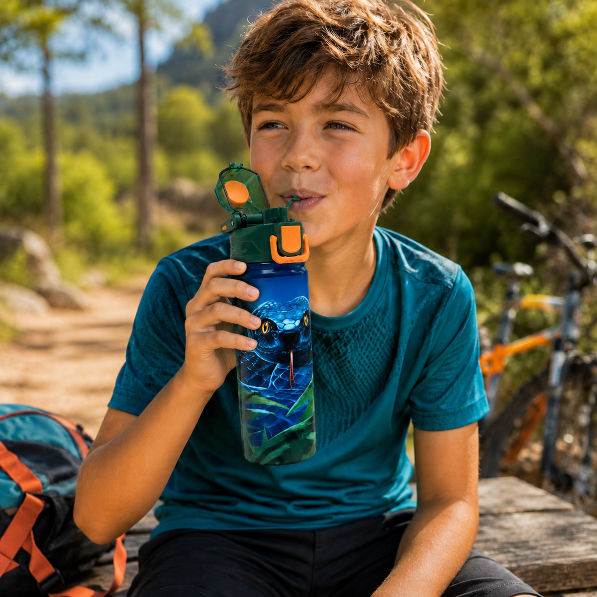 Adventure World SNAKE Stainless Steel Bottle (600ml)