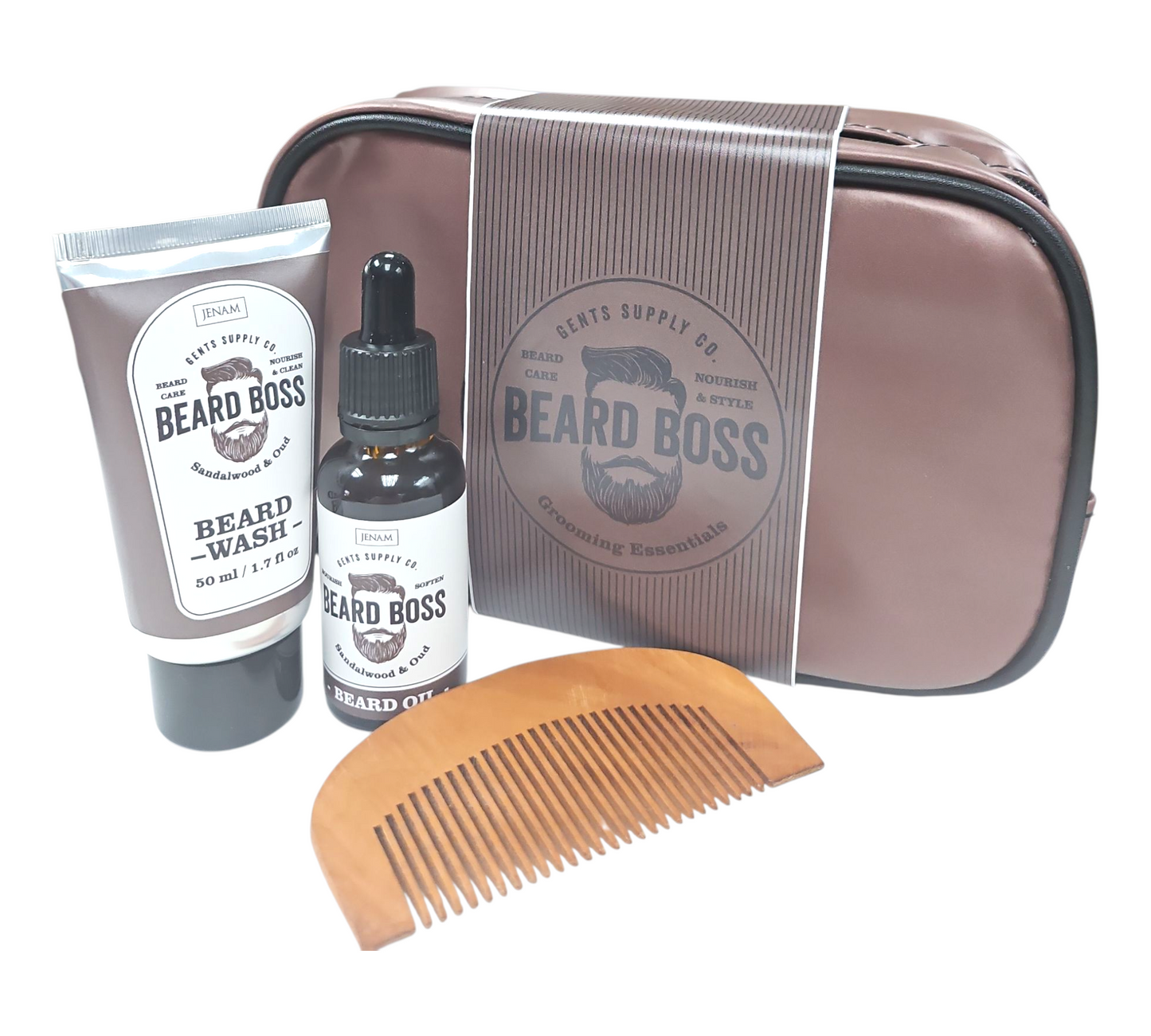 BEARD BOSS TOILETRIES BAG GIFT SET