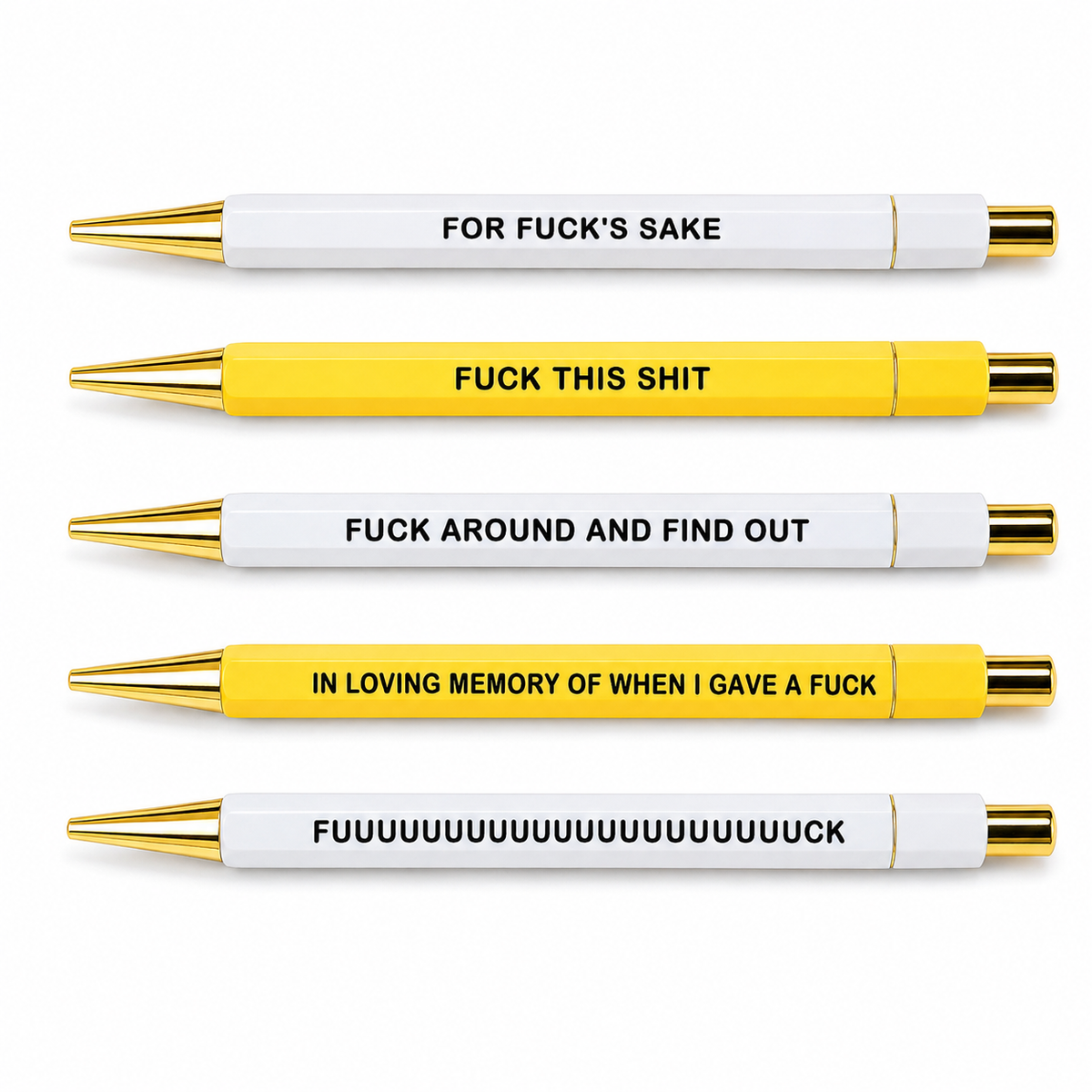 FRESH OUT OF FUCKS Pen Set — view 2