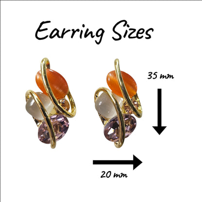Exquisite Cosmic Earring Set (Colourful) — view 3