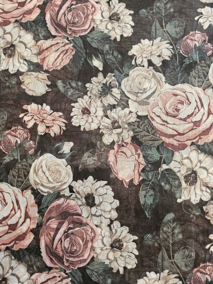 ELEGANT FLORAL SCARF #19