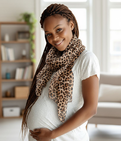 ELEGANT LEOPARD PRINT SCARF #27